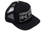Load image into Gallery viewer, Chrome Hearts CH Las Vegas Trucker Hat Black/Black
