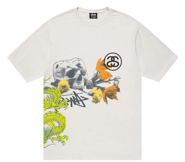Stussy Strike Pigment Dyed Tee 'Natural' – shoegamemanila Stussy Strike Pigment Dyed Tee 'Natural' – shoegamemanila