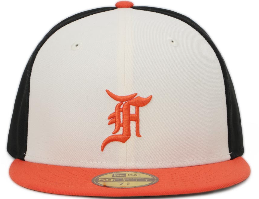 Baltimore Orioles Fear of God: The Classic Collection 2023 Orange Ivory Black 59FIFTY Fitted Cap