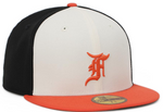 Load image into Gallery viewer, Baltimore Orioles Fear of God: The Classic Collection 2023 Orange Ivory Black 59FIFTY Fitted Cap
