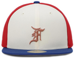 Load image into Gallery viewer, Montreal Expos MLB Cooperstown Fear of God : The Classic Collection 2023 Blue Ivory Red 59FIFTY Fitted Cap
