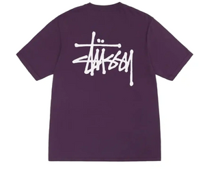 STUSSY Basic Pigment Dyed Tee Purple