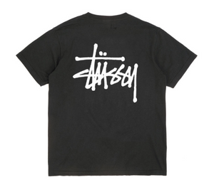 STUSSY Basic Pigment Dyed Tee Black