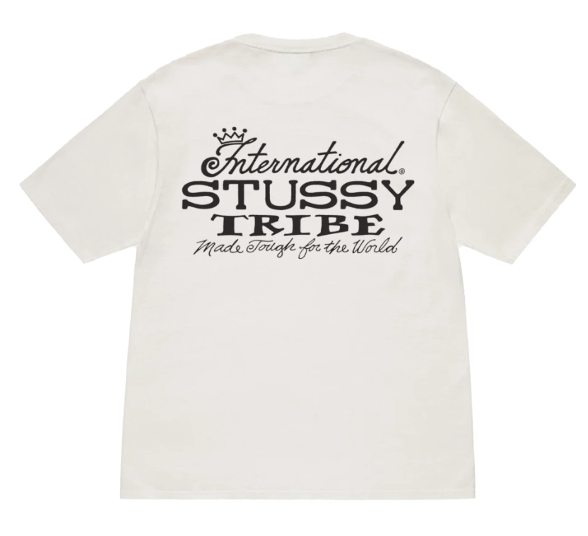 STUSSY IST Tee Pigment Dyed Natural WHITE