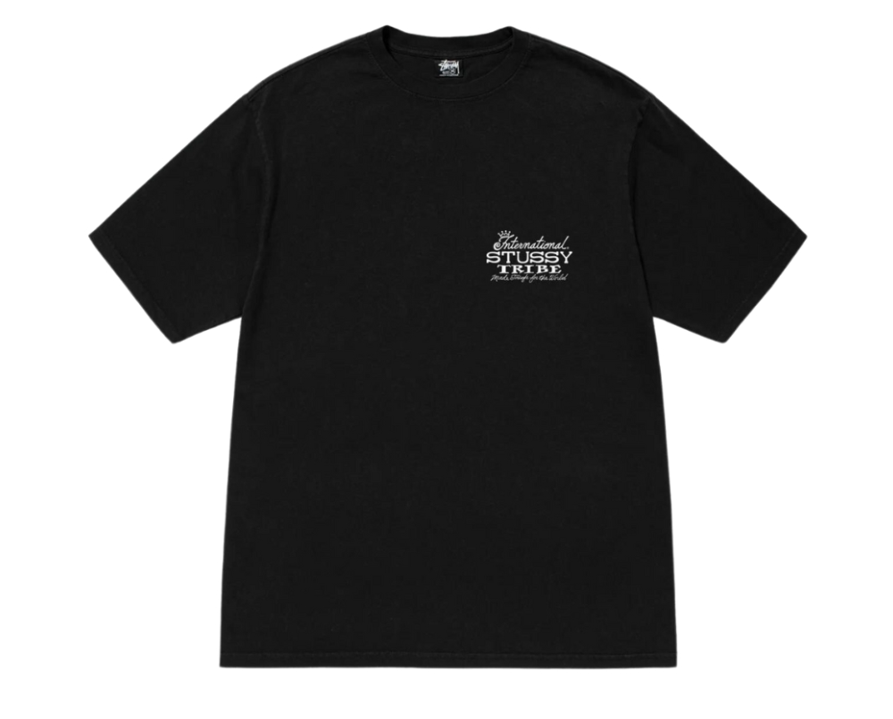 STUSSY IST Tee Pigment Dyed Natural BLACK