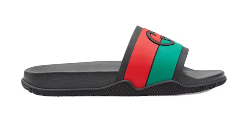 Gucci Slide Interlocking G Black