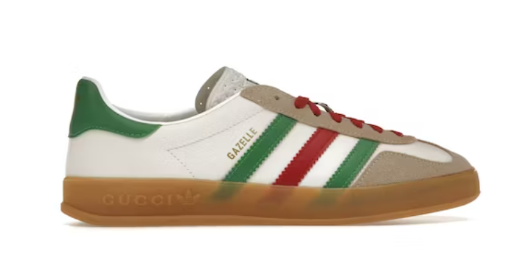 ADIDAS x GUCCI Gazelle White Green Red