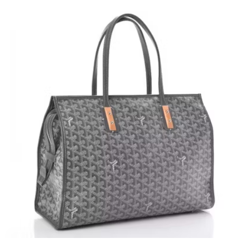 Goyard Marquises Tote Goyardine Grey (Pre-Owned) Actual Photo