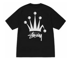 Load image into Gallery viewer, Stussy Regal Crown Pigment Dyed Black Tee
