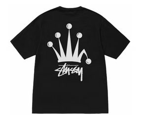 Stussy Regal Crown Pigment Dyed Black Tee