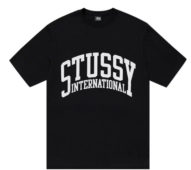 Stussy International Tee Pigment Dyed 'Black'