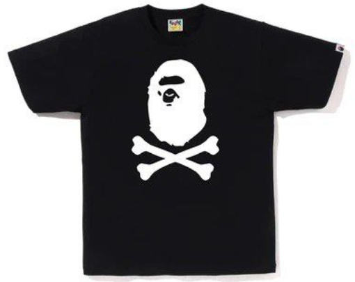 BAPE Crossbone Pirate Tee Black