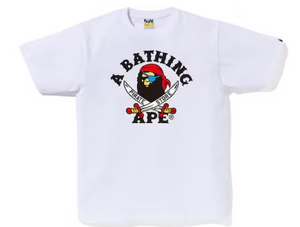 BAPE Ape Pirate Tee White