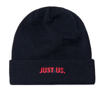 Load image into Gallery viewer, Kith Nike Just Us Beanie Navy
