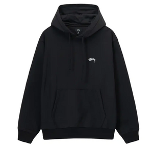 Stussy Stock Logo Black Hoodie