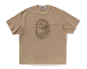 BAPE WGM Garment Dyed Brown Tee