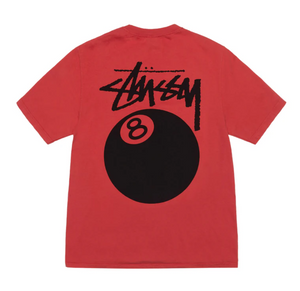 Stussy 8 Ball Pigment Dyed Guava Tee