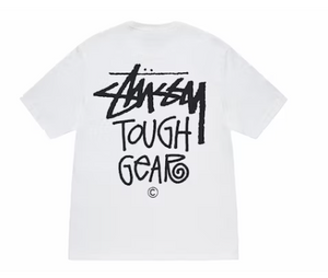 Stussy Tough Gear White Tee