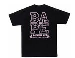 Load image into Gallery viewer, BAPE Sakura Photo Ape Head (SS24) Black Tee
