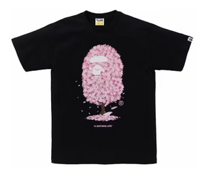 BAPE Sakura (SS24) Black Tee