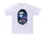 Load image into Gallery viewer, BAPE Sakura Photo Ape Head #2 (SS24) White Tee
