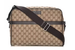 Load image into Gallery viewer, Gucci Zip-Around Messenger Monogram GG Beige/Ebony
