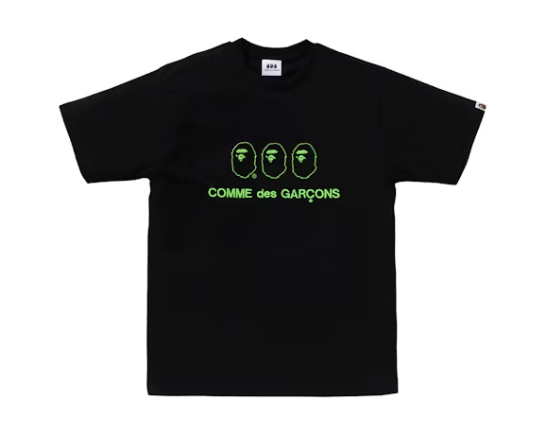 BAPE x Comme des Garcons Osaka I Black Tee