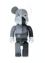 Load image into Gallery viewer, KAWS Bearbrick Dissected 400% Grey
