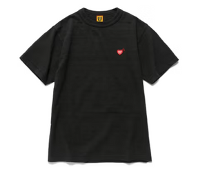 Human Made Heart Badge T-Shirt Black Red