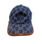 Load image into Gallery viewer, GUCCI GG Baseball Cap Denim Blue
