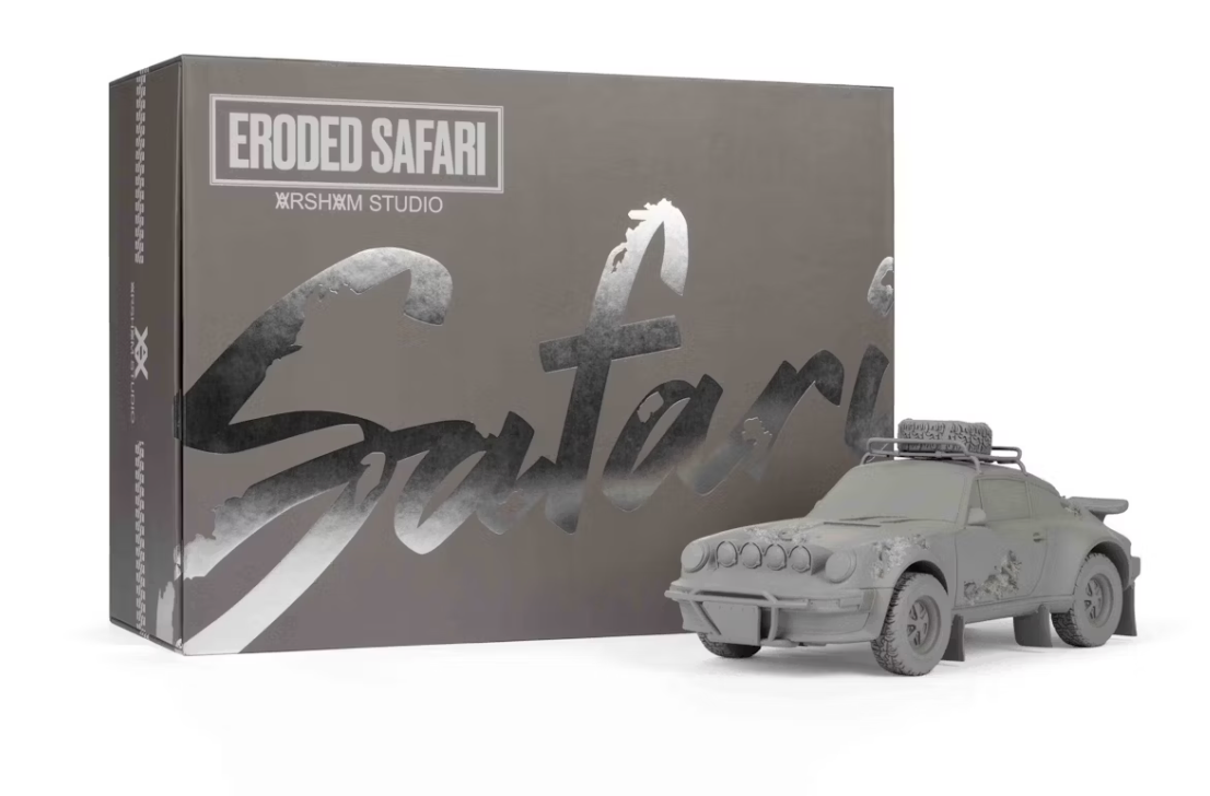 Daniel Arsham ERODED SAFARI Figure (Edition of 500) Grey