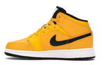 Load image into Gallery viewer, Jordan 1 Mid University Gold Black (GS)
