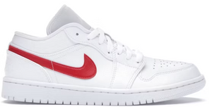 Jordan 1 Low White University Red (Women's)