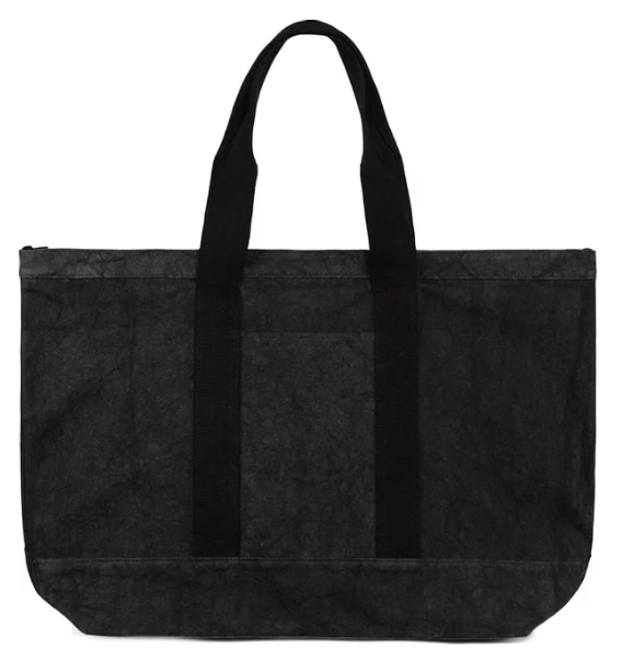 Stussy Canvas Extra Large Tote Bag Washed Black