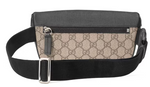 Load image into Gallery viewer, Gucci Front Pocket Belt Bag GG Supreme Small Black/Beige
