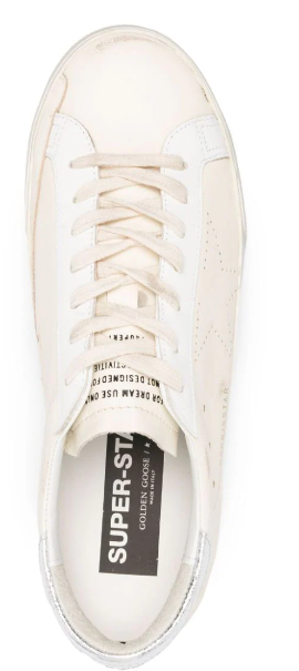 Golden Goose Super-Star Beige Silver