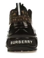 Load image into Gallery viewer, Burberry Arthur Monogram Print Black Bridle Brown
