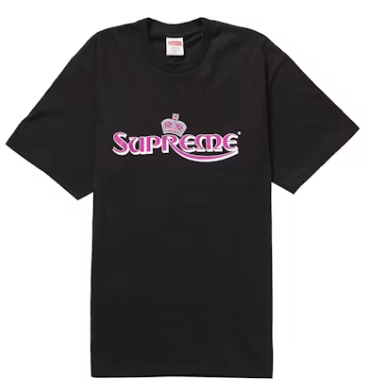 Supreme Crown Tee Black