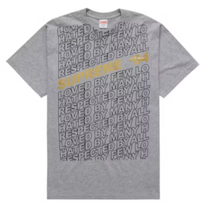 Supreme Respected Tee Heather Grey