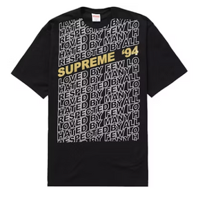 Supreme Respected Tee Black