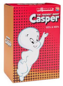 Bearbrick Casper the Friendly Ghost 100% & 400% Set White