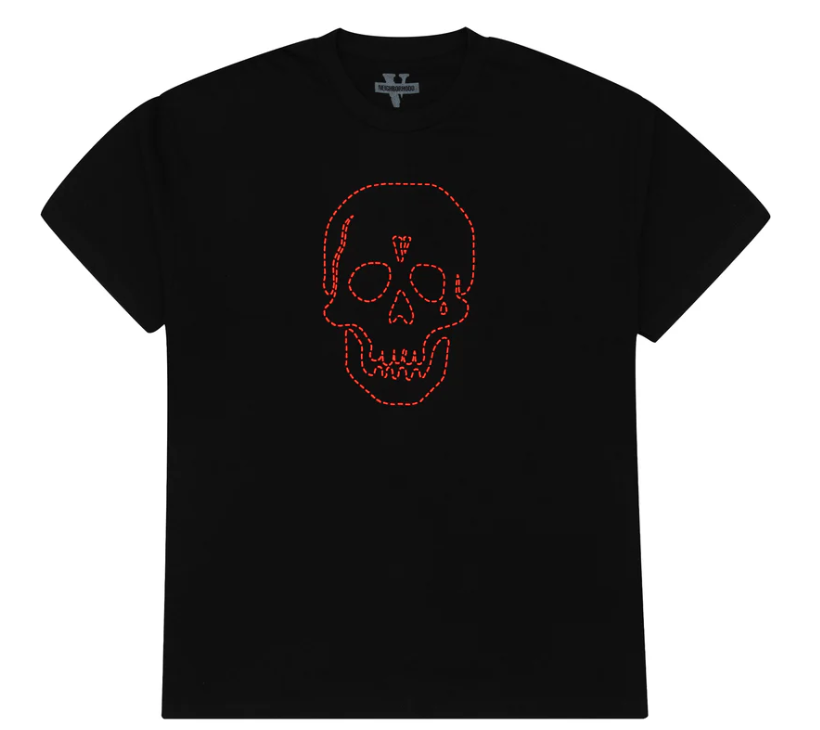 Vlone x Neighborhood Skull Tee Black/Orange