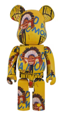 Bearbrick Andy Warhol x Jean-Michel Basquiat #3 1000%