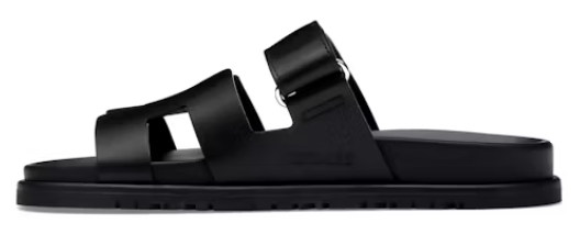 Hermes Chypre Sandal Leather Black (Women's)