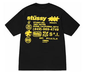 Stussy DNA Pigment Dyed Tee Black – shoegamemanila Stussy DNA Pigment Dyed Tee Black – shoegamemanila