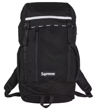 Supreme Logo Backpack (FW24) Black – shoegamemanila