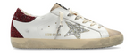 Load image into Gallery viewer, Golden Goose Super-Star White Bordeaux Silver (W)
