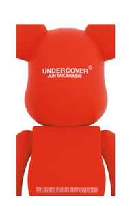 Bearbrick x UNDERCOVER Logo 1000% Red