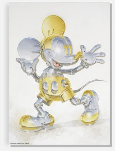 その他 Hajime Sorayama x Disney Future Mickey Hajime Sorayama x Disney Future Mickey Mouse Poster Metallic