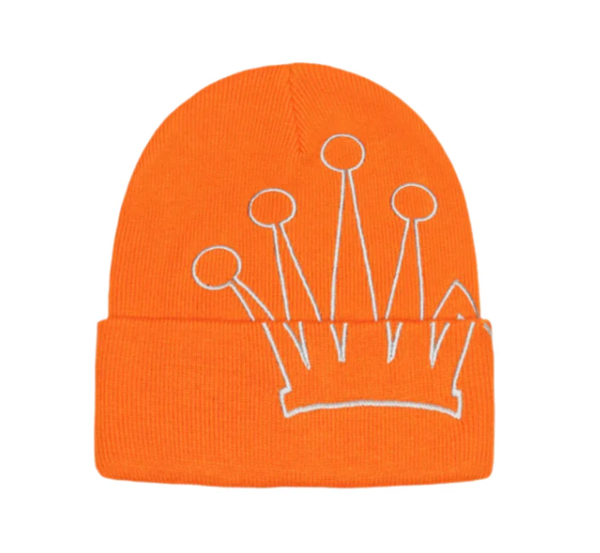 Stussy Cuff Beanie Crown Orange